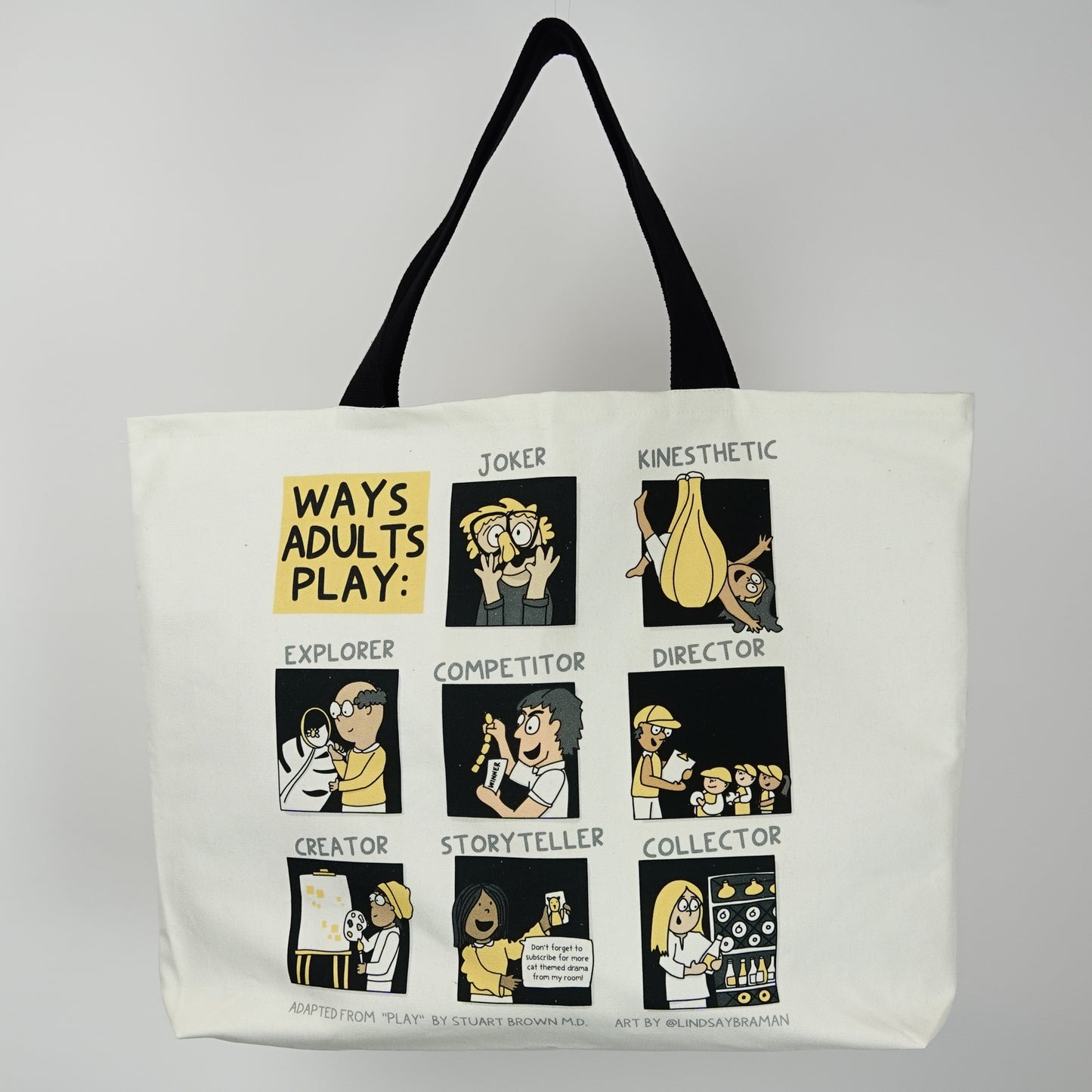 Tote Bag: Ways Adults Play | The Eight Play Types