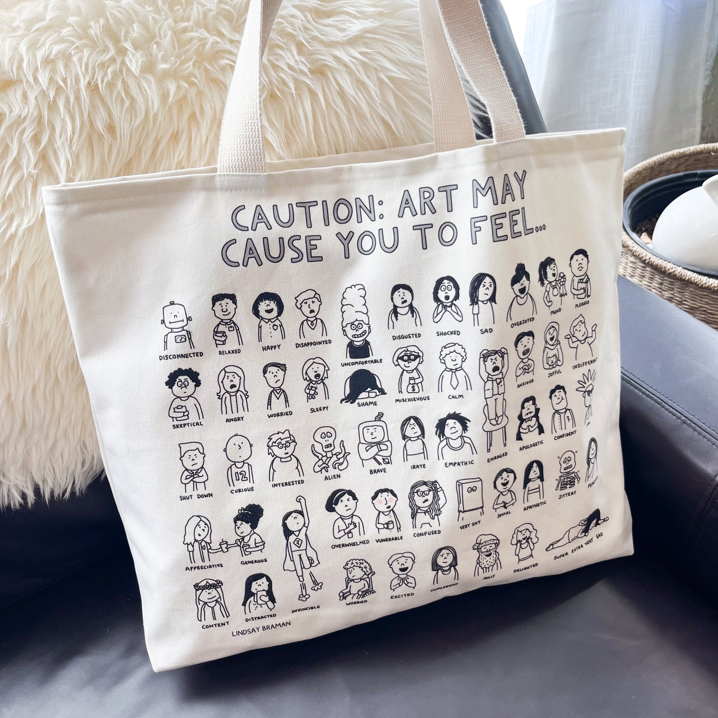Tote Bag | Caution: Art May Cause You to Feel