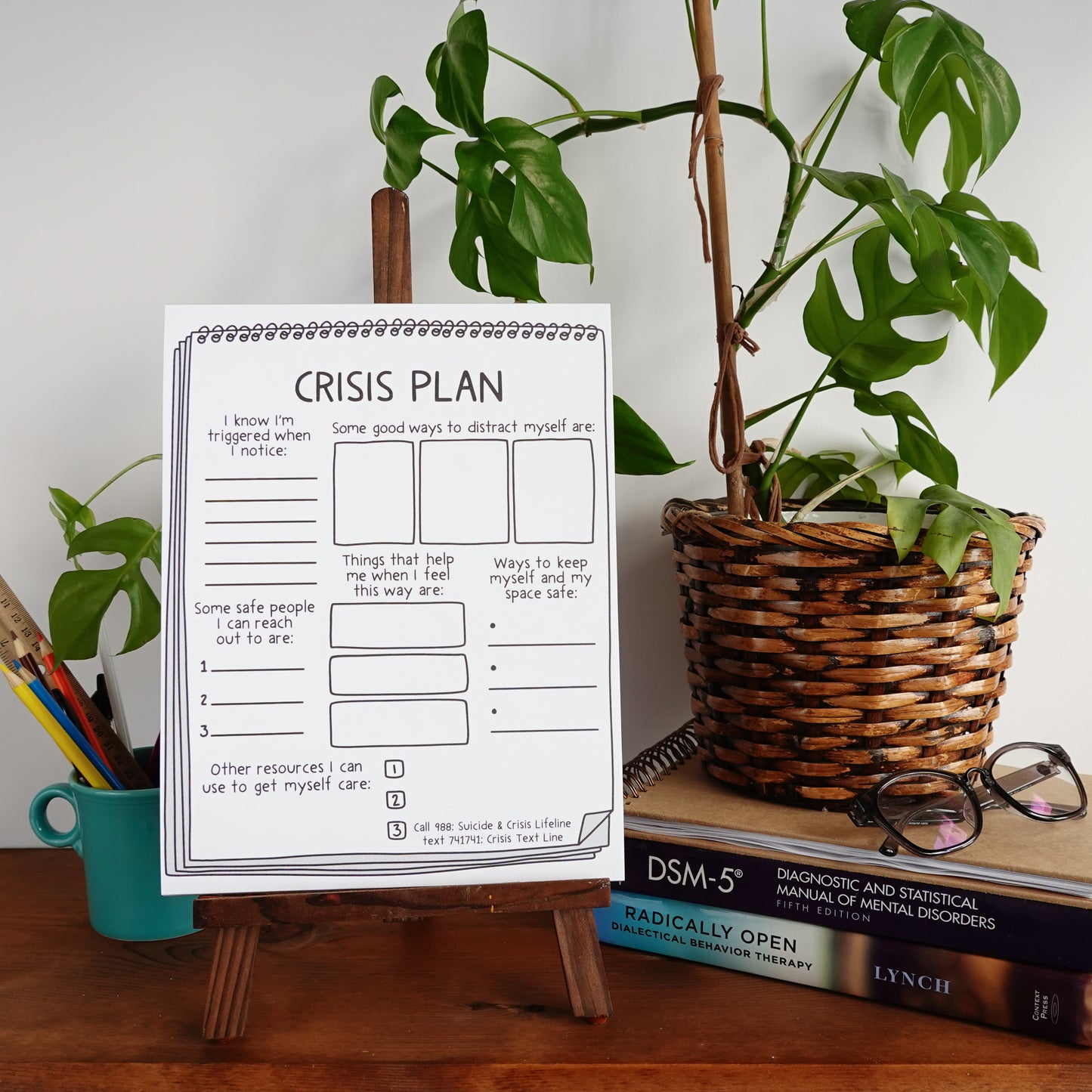 Crisis Plan Tearaway Notepad