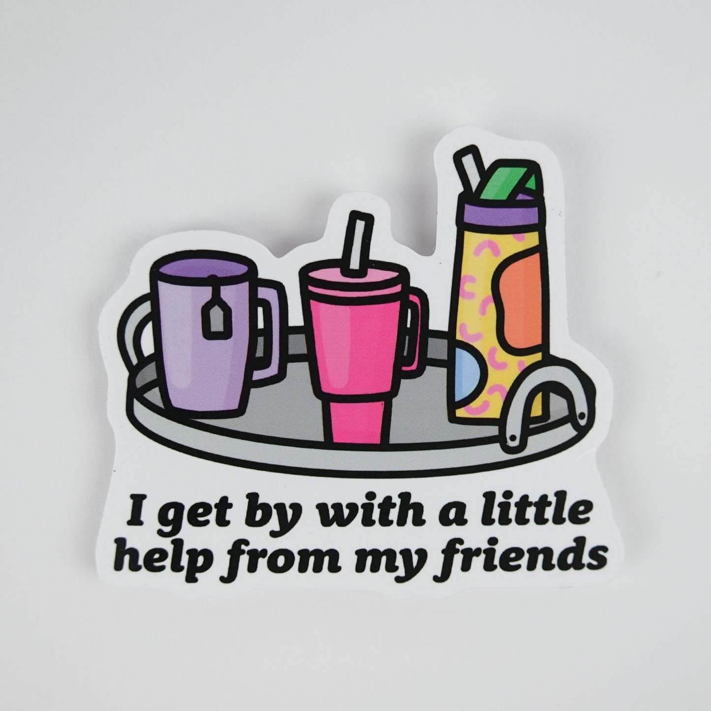 Mental Health Sticker Pack: Mental Wellness Themed Stickers | Pack of 6 Stickers