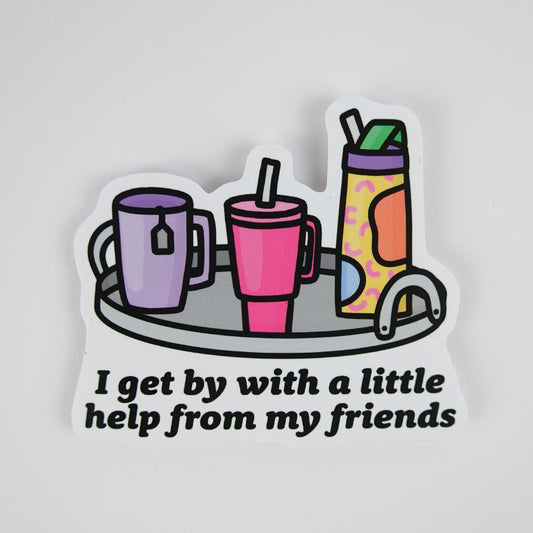 Sticker: Beverage Goblins - Emotional Support Drinks