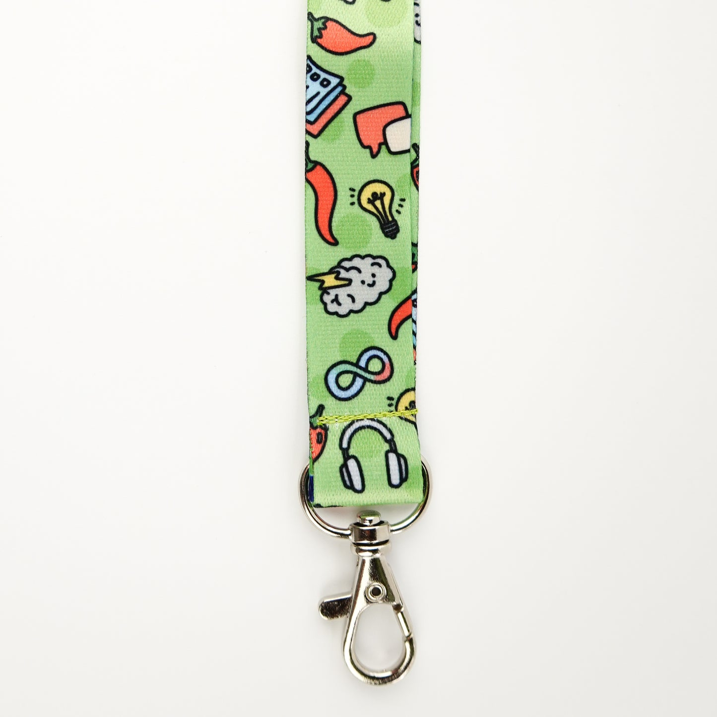 Lanyard: Neurospicy Green Badge Holder –ADHD, Autism, and Neurodiversity Advocacy