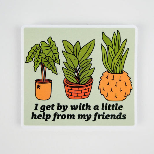 Sticker: Emotional Support Plants