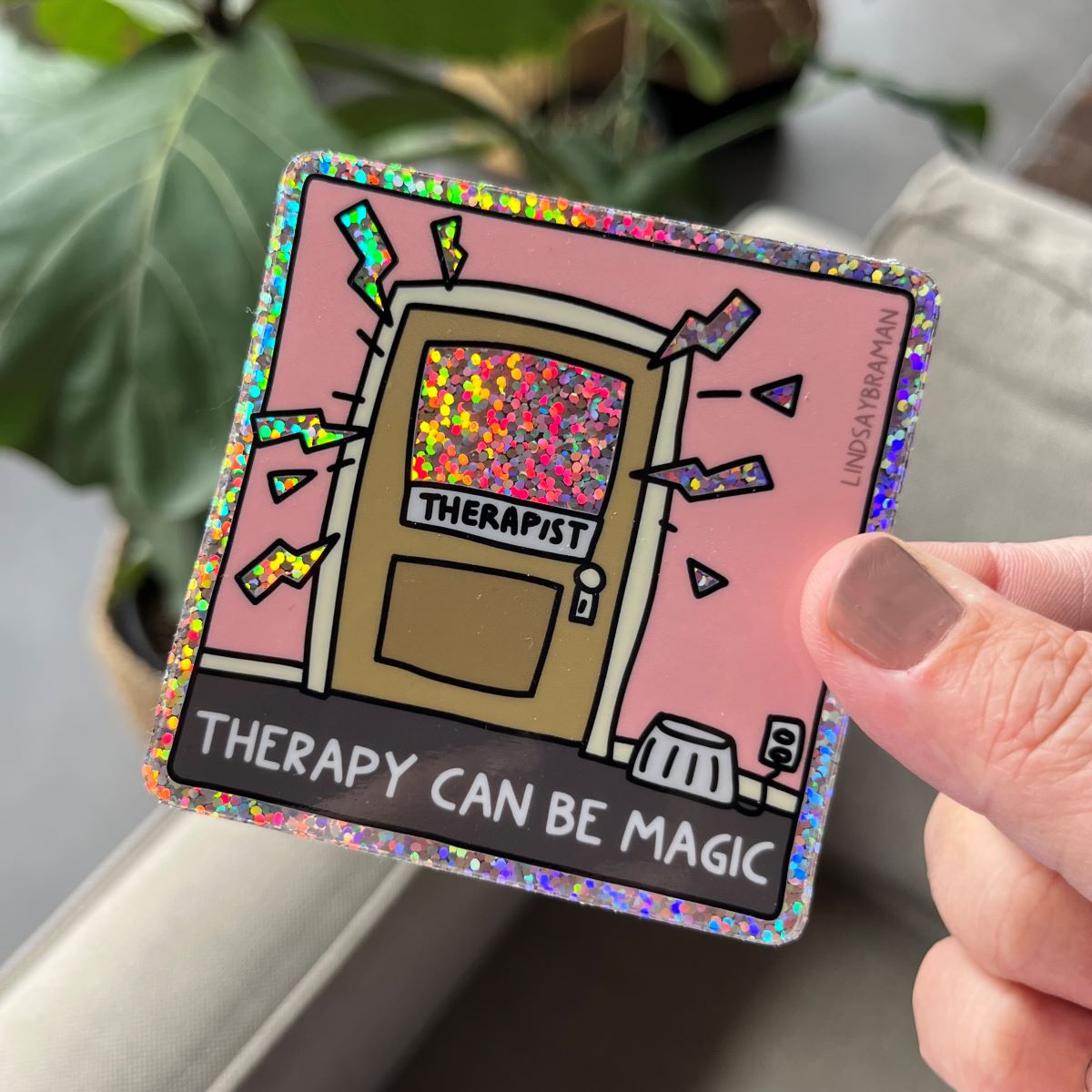 Mental Health Stickers: Therapy Can Be Magic | A Message in Support of Good Therapy!