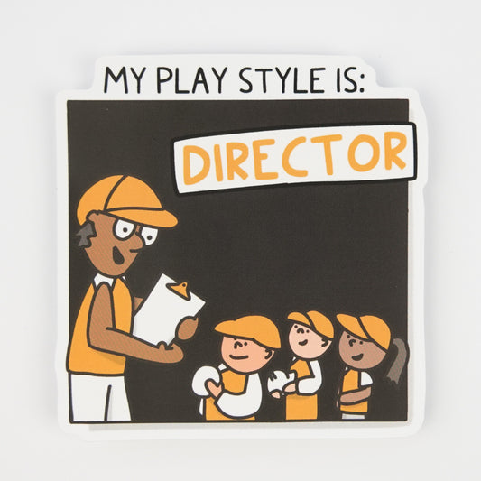 Adult Play Styles Sticker: Director