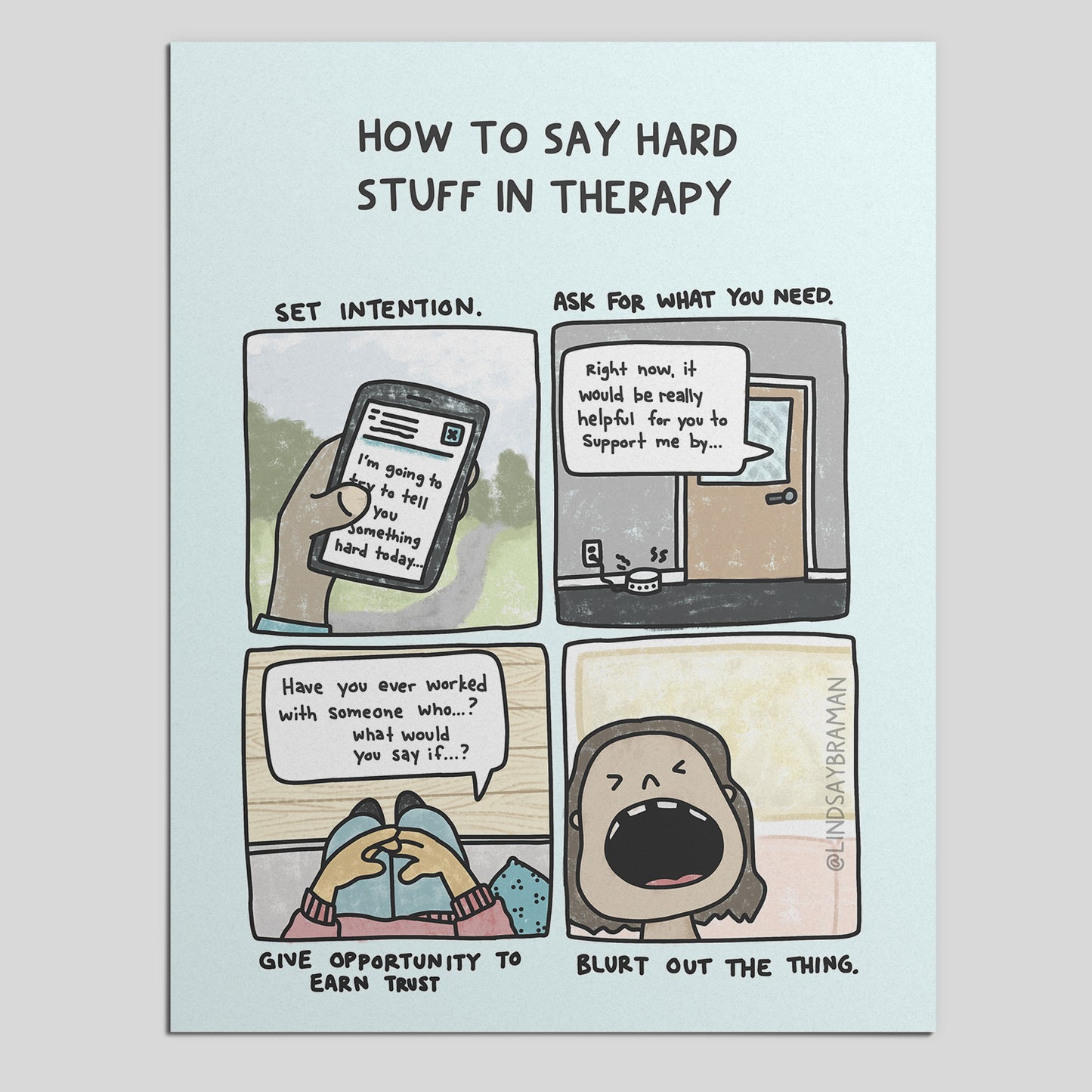 Printable PDF Download: How to Say Hard Stuff in Therapy | Tips for Difficult Therapy Topics