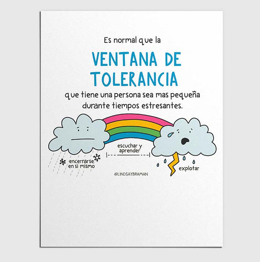 Printable PDF Download: (FREE) SPANISH LANGUAGE - Rainbow of Emotional Regulation | A Social Emotional Educational Handout