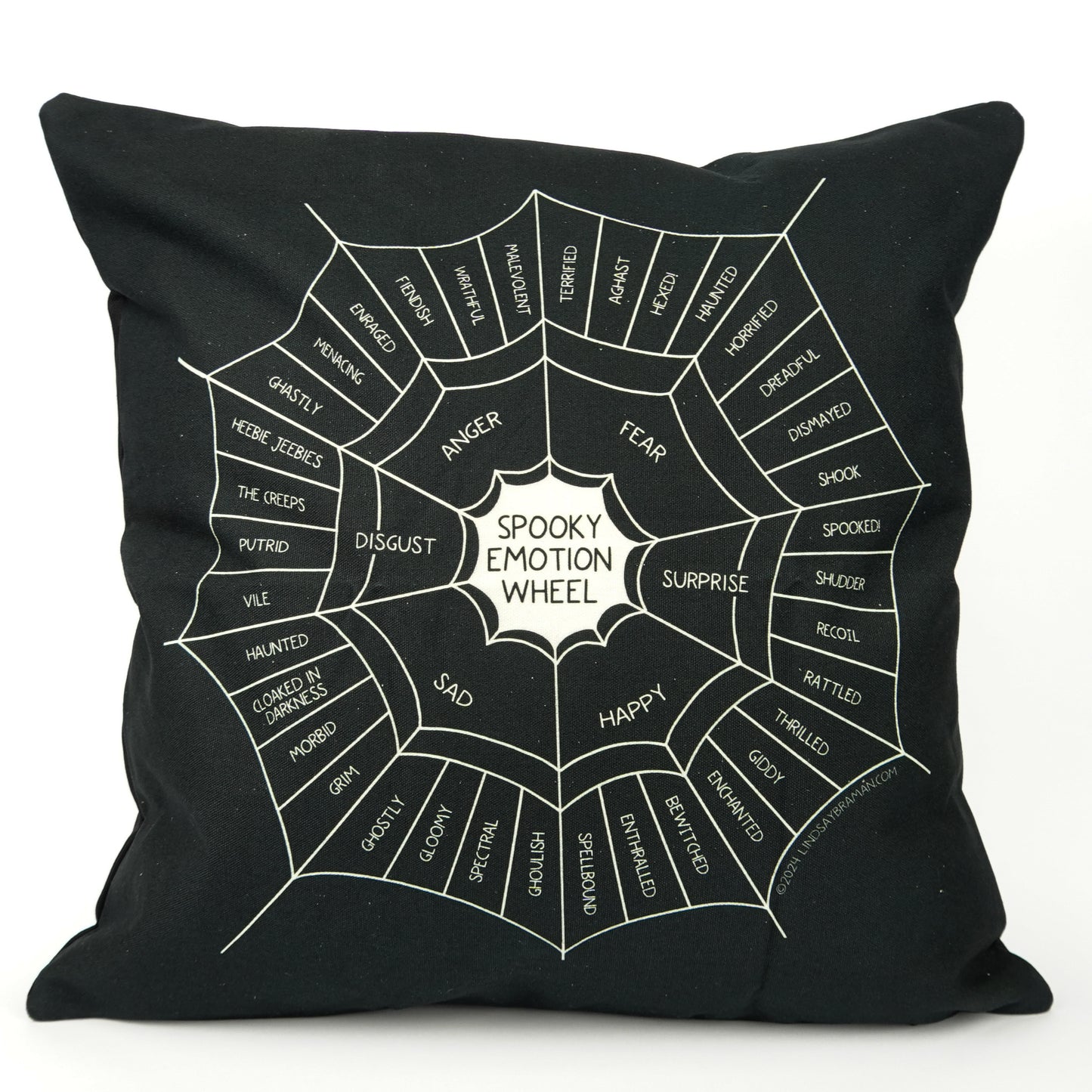 Pillowcase: Spooky Emotion Wheel | Halloween Resource for Therapists and School Counselors