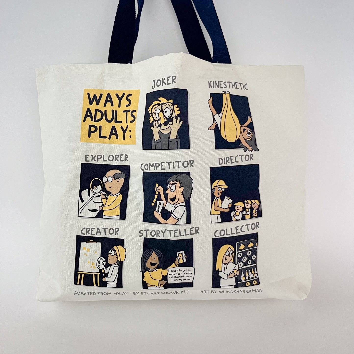 Tote Bag: Ways Adults Play | The Eight Play Types