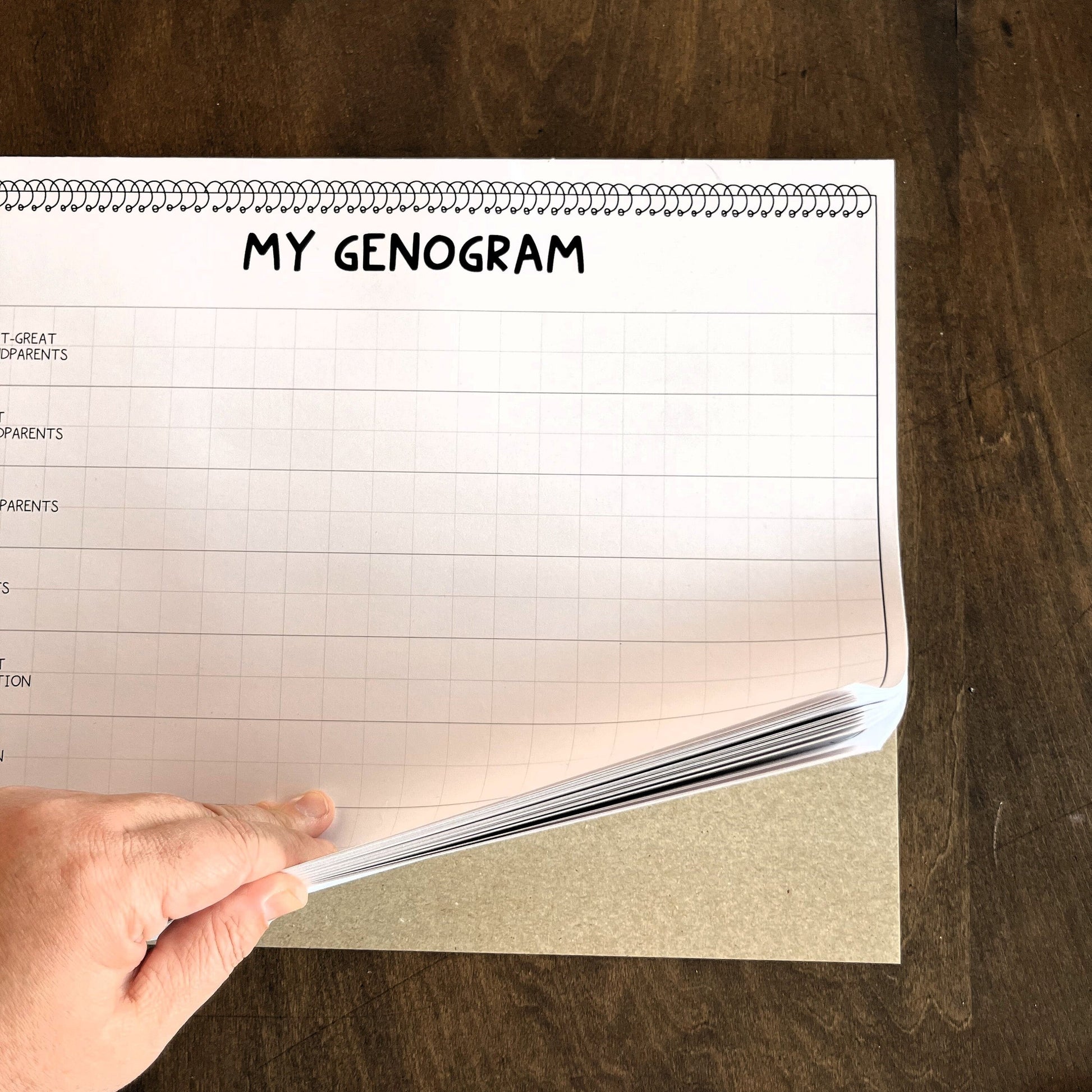 Counseling Tool: Genogram Template Tearaway Notepad | An Accessible Approach to Genograms