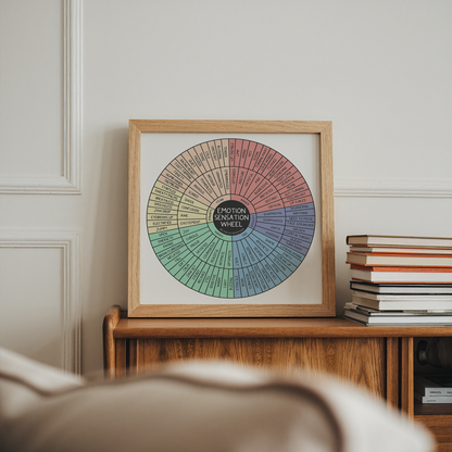 Art Print: Emotion Sensation Wheel (Accessible Version)