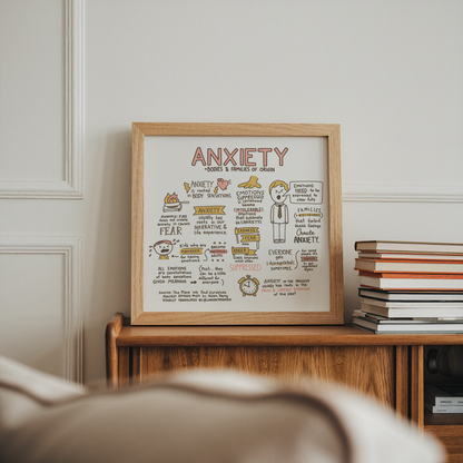 Art Print: Anxiety, Bodies, and Family of Origin