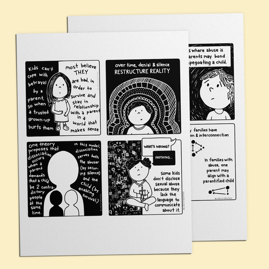 Printable PDF Download: Abuse in Families | Sketchnote