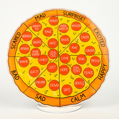 Pizza Feelings Wheel | 7" Rigid Acrylic Disk