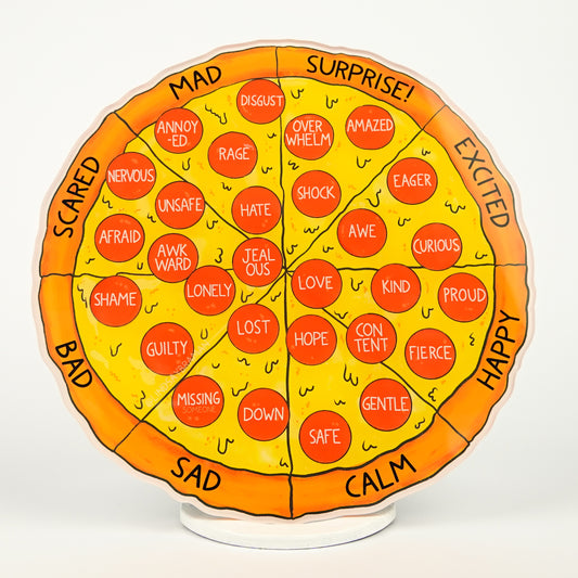 Pizza Feelings Wheel | 7" Rigid Acrylic Disk