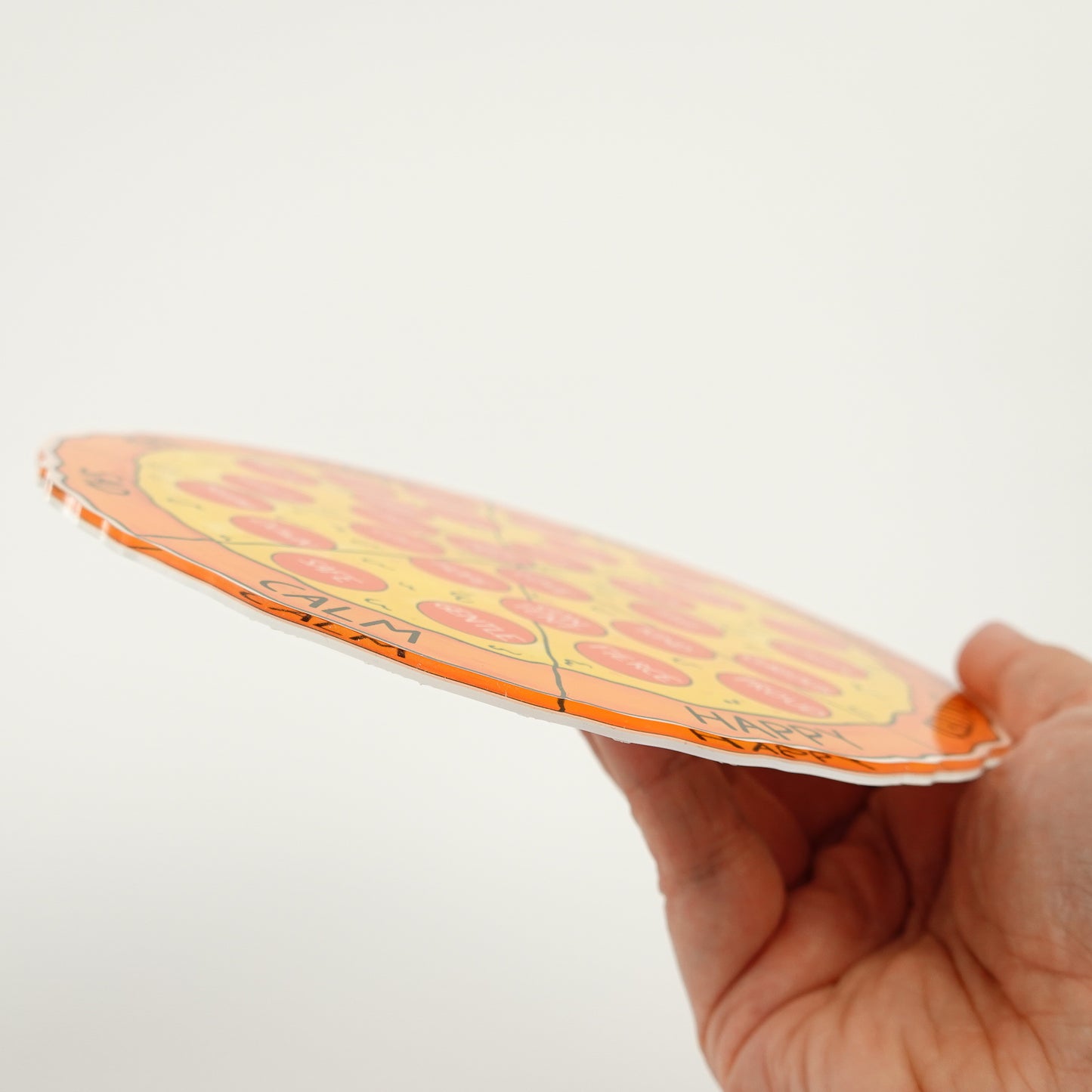 Pizza Feelings Wheel | 7" Rigid Acrylic Disk