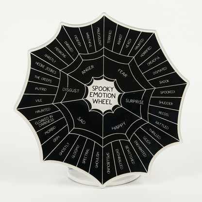 Spooky Emotion Sensation Wheel | 7" Rigid Acrylic Disk