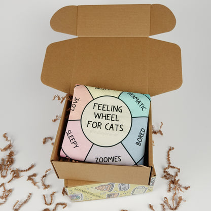Pillowcase: Feelings Wheel for Cats | Just for Giggles!
