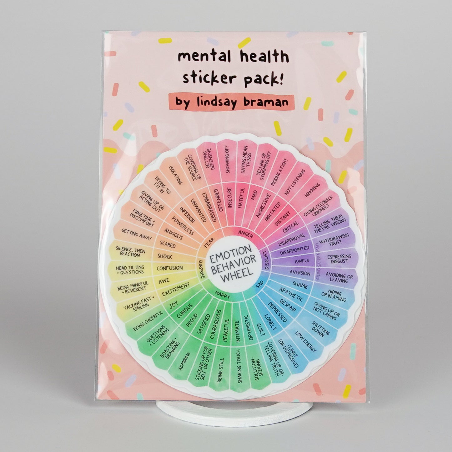 Sticked Wheel Mental Health Sticker Bundle: Wheel Variety Pack | Set of 3 Stickers ...