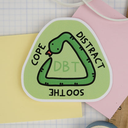 DBT Sticker: Cope, Distract, Soothe