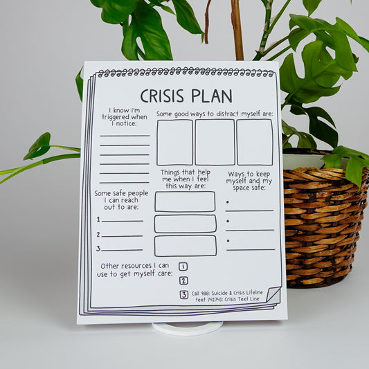 Crisis Plan Tearaway Notepad