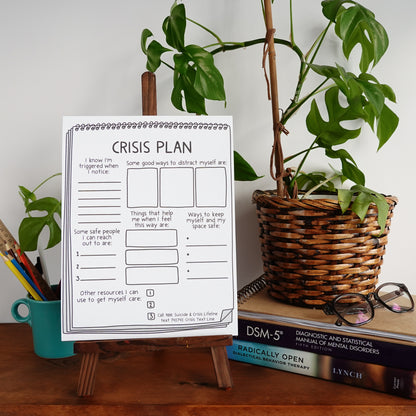 Crisis Plan Tearaway Notepad