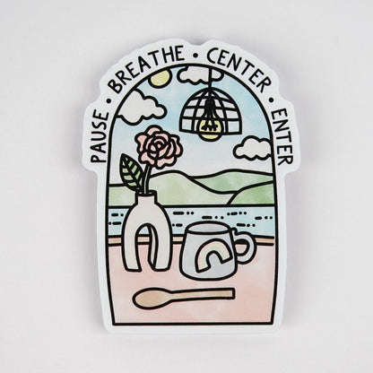 Sticker Pack: DBT Skills Stickers | 12-Pack of DBT-Themed Stickers