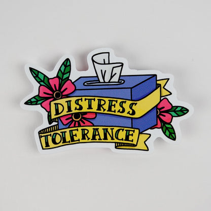 Sticker Pack: DBT Skills Stickers | 12-Pack of DBT-Themed Stickers