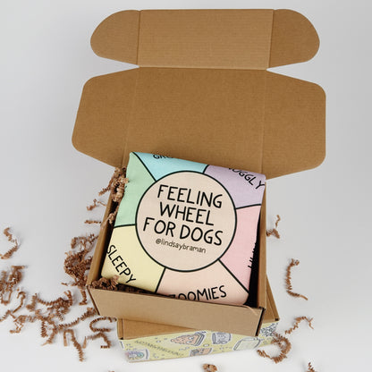 Pillowcase: Feelings Wheel for Dogs | Just for Giggles!