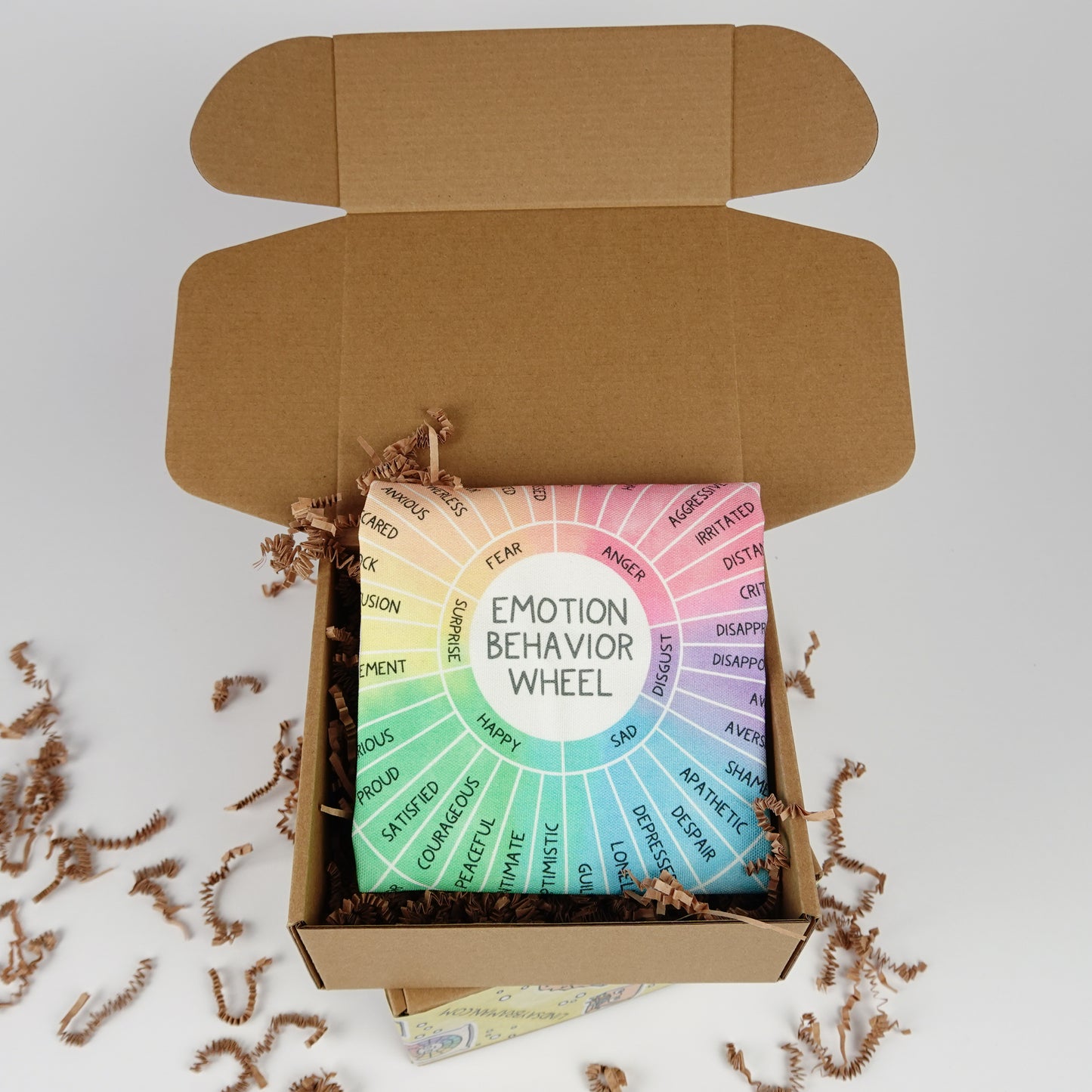 Pillowcase: Emotion Behavior Wheel Throw Pillowcase | The Link Between Emotions and Behaviors