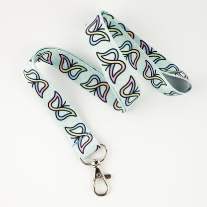 Lanyard: Neurodiversity Pride | Rainbow Butterfly Infinity Symbol