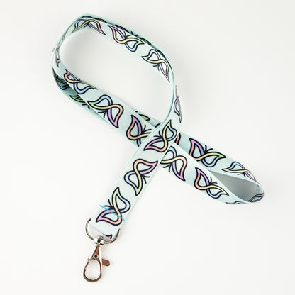Lanyard: Neurodiversity Pride | Rainbow Butterfly Infinity Symbol
