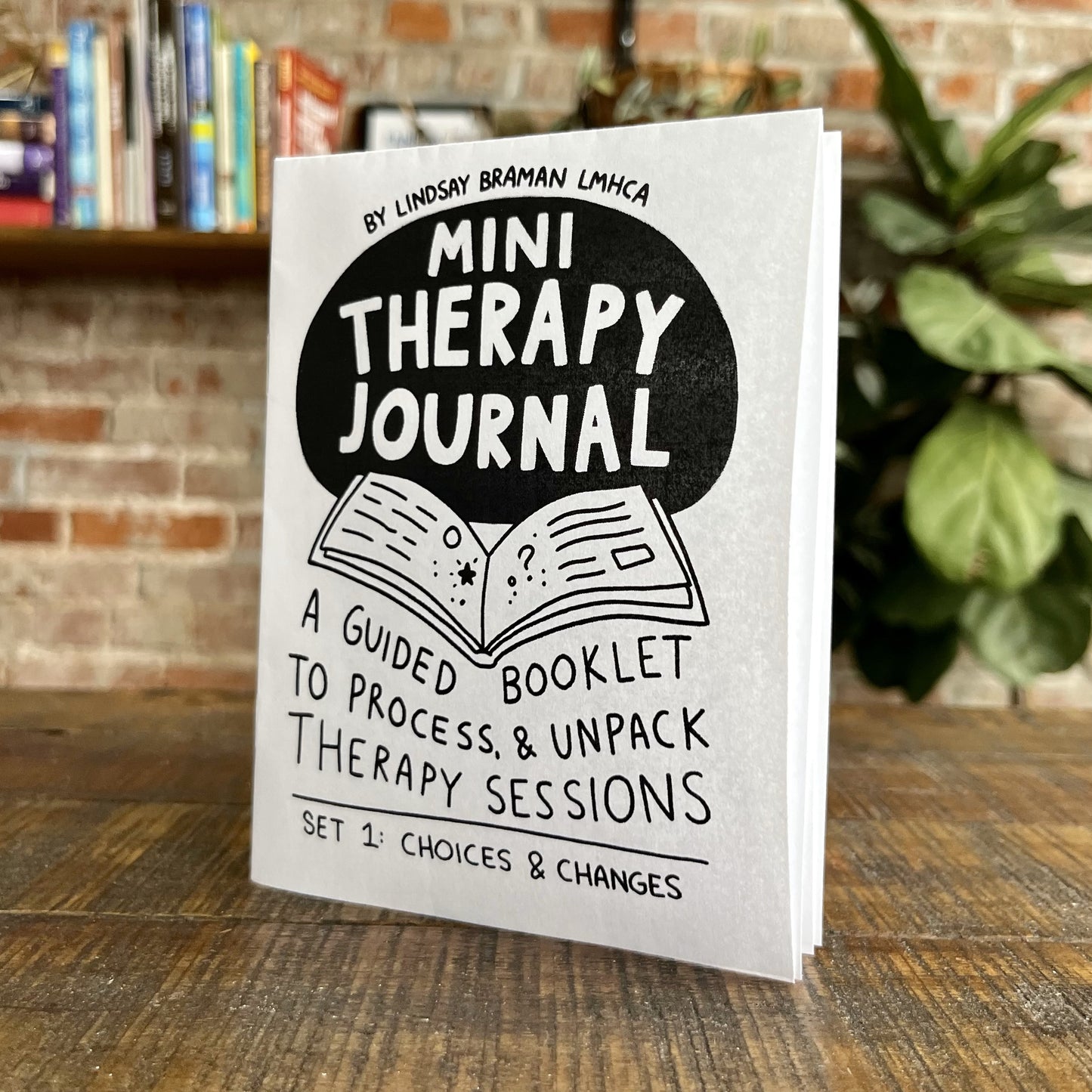 Printable PDF Download: Print + Fold Mini-Therapy Journals | Bundle of 4 Downloads