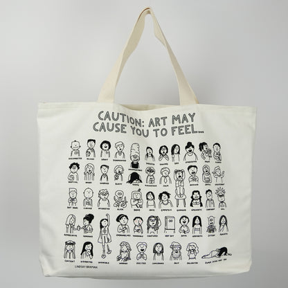 Tote Bag | Caution: Art May Cause You to Feel