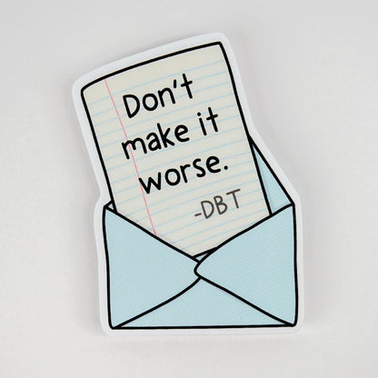 Sticker Pack: DBT Skills Stickers | 12-Pack of DBT-Themed Stickers