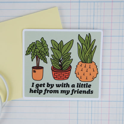 Sticker: Emotional Support Plants