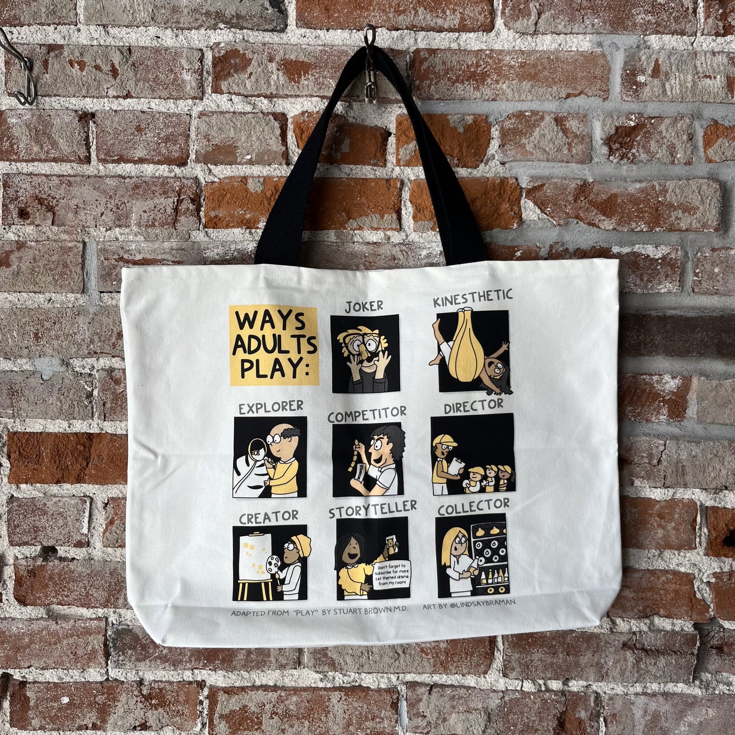 Tote Bag: Ways Adults Play | The Eight Play Types