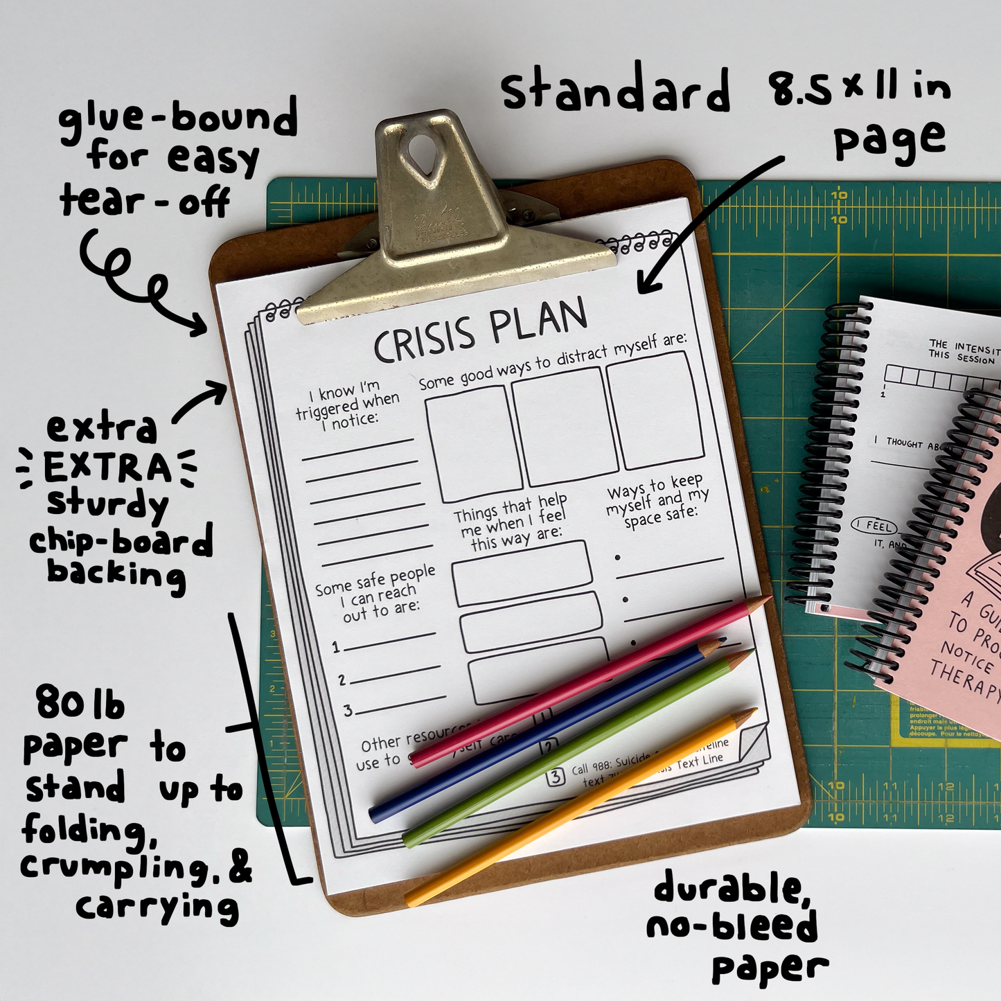 Crisis Plan Tearaway Notepad