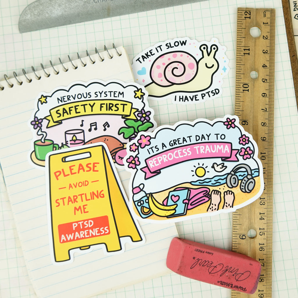 Trauma Recovery Sticker Pack – lindsaybraman