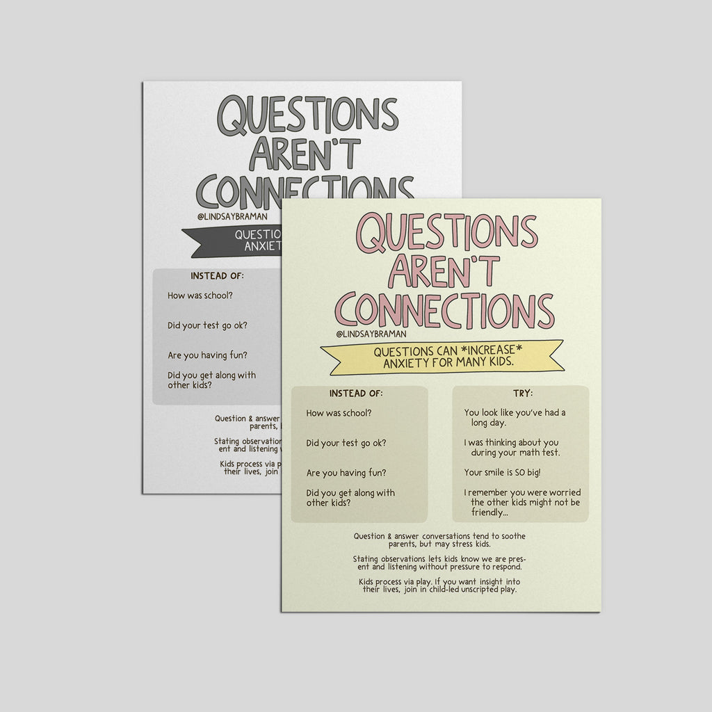 Printable PDF Download: Questions Aren’t Connections | Cultivating Con ...