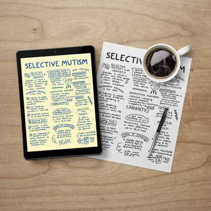 Printable PDF Download: Selective Mutism | An Illustrated Description of the DSM Diagnosis
