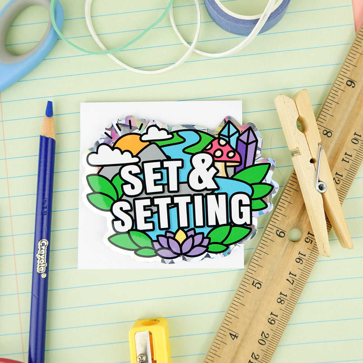 Set and Setting Sticker – lindsaybraman