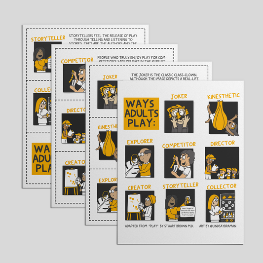 Printable PDF Download: Ways Adults Play | The Eight Play Types