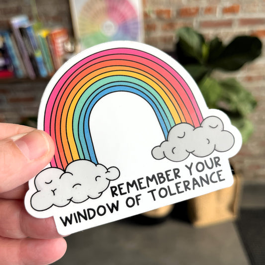 Mental Health Stickers: Remember Your Window of Tolerance