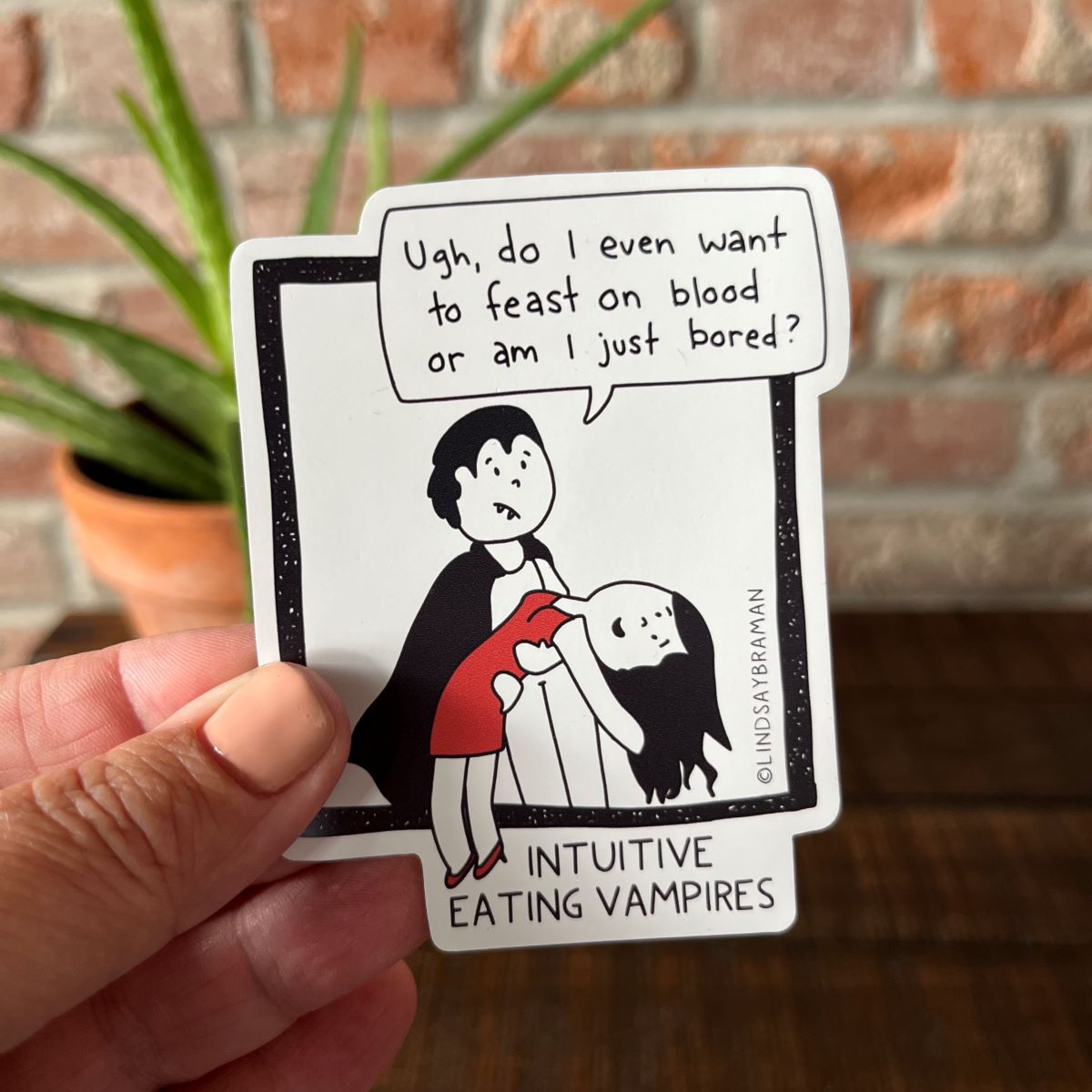 Magnets: Intuitive Eating Vampires | 3 Piece Magnet Set for Home or Office