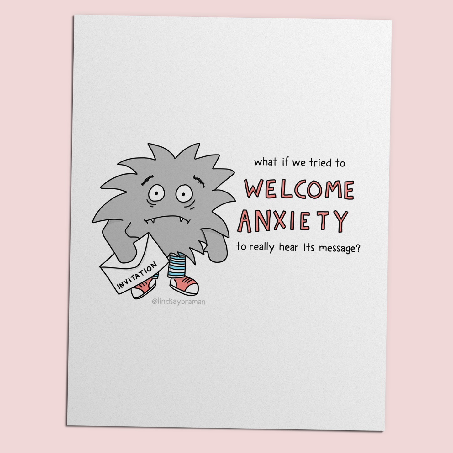 Printable PDF Download: Welcoming Anxiety | How to Cope by Listening