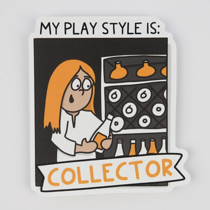 Adult Play Styles Sticker: Collector