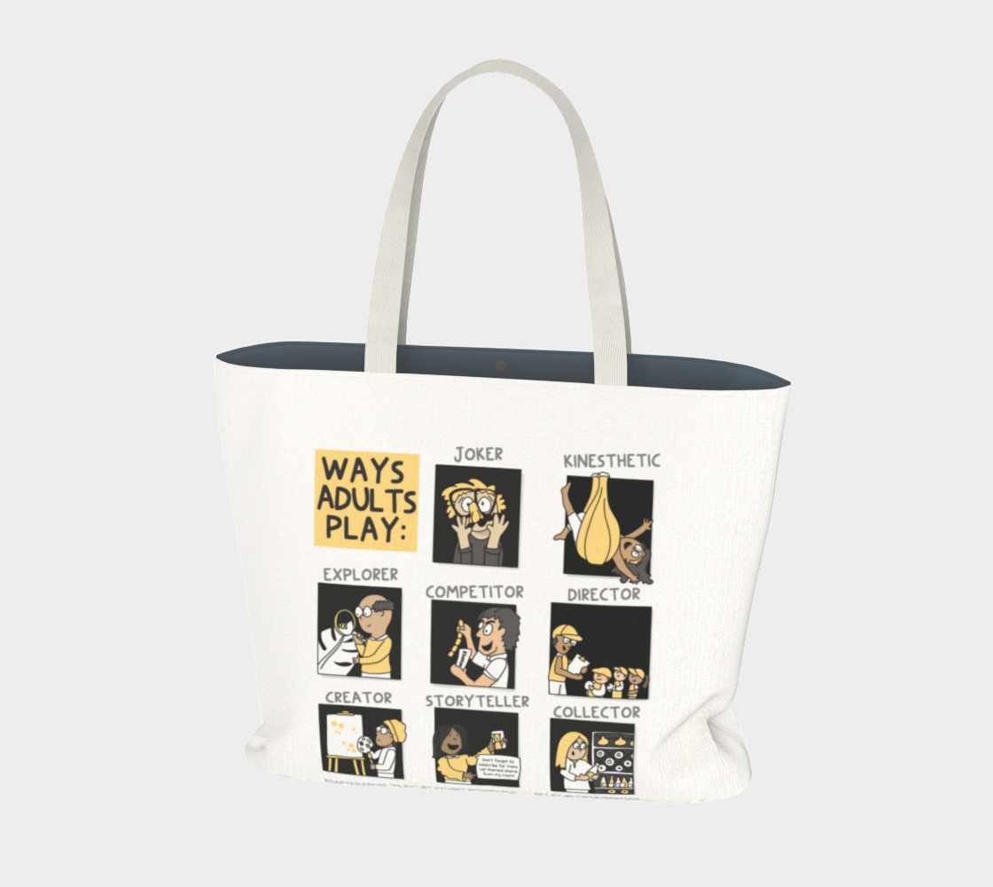 Tote Bag: Ways Adults Play | The Eight Play Types