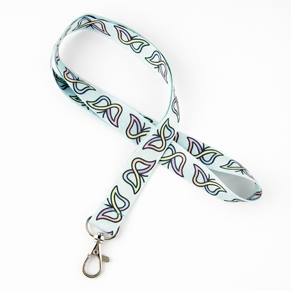 Lanyard: Rainbow Butterfly Infinity Symbol | Neurodiversity Pride | Lanyard for Neurodiversity Awareness