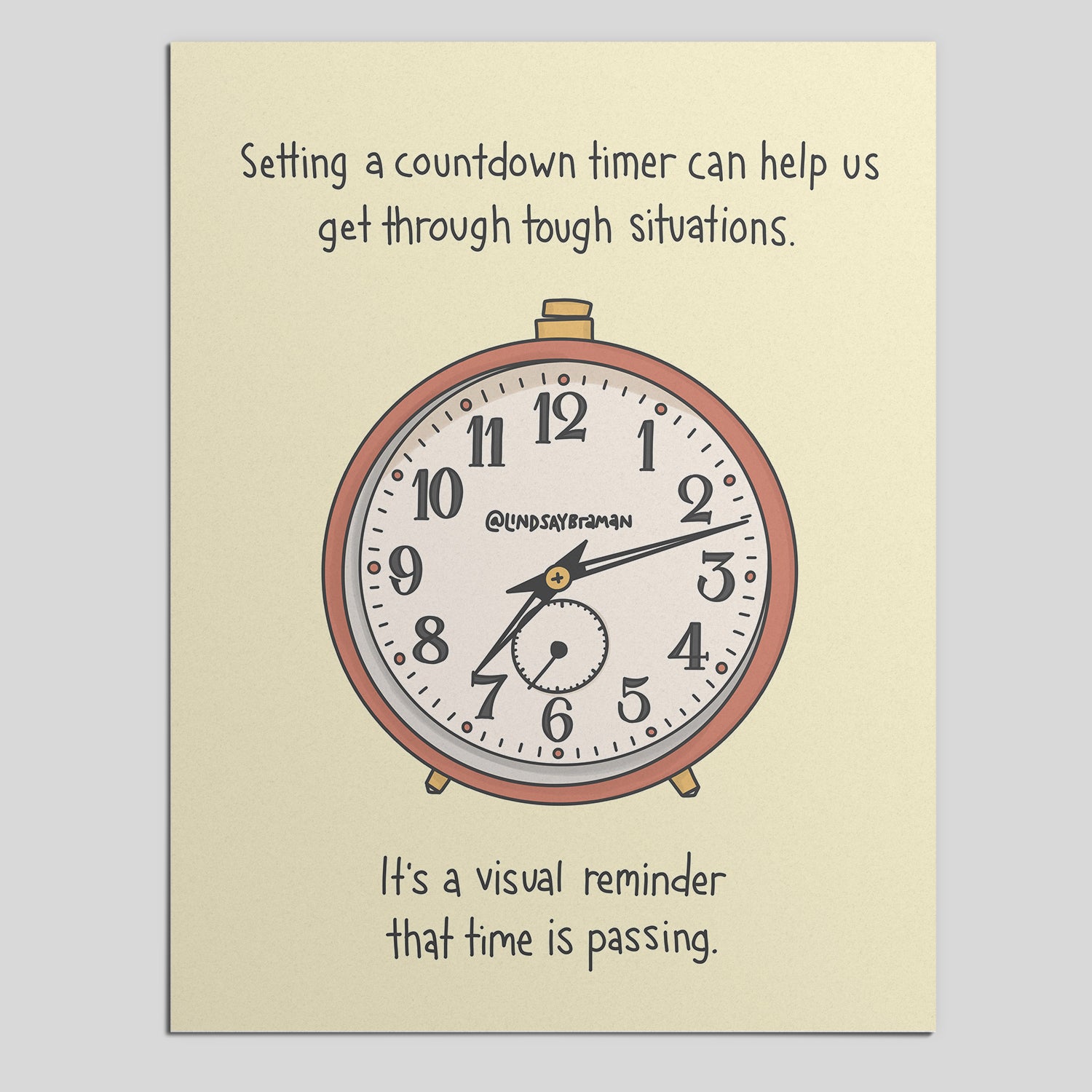 Printable PDF Download: Countdown Timer | A Visual Tool for Grounding ...